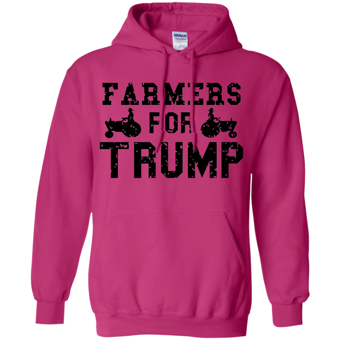 Farmers for Trump Pullover Hoodie 8 oz. - Trumpshop.net