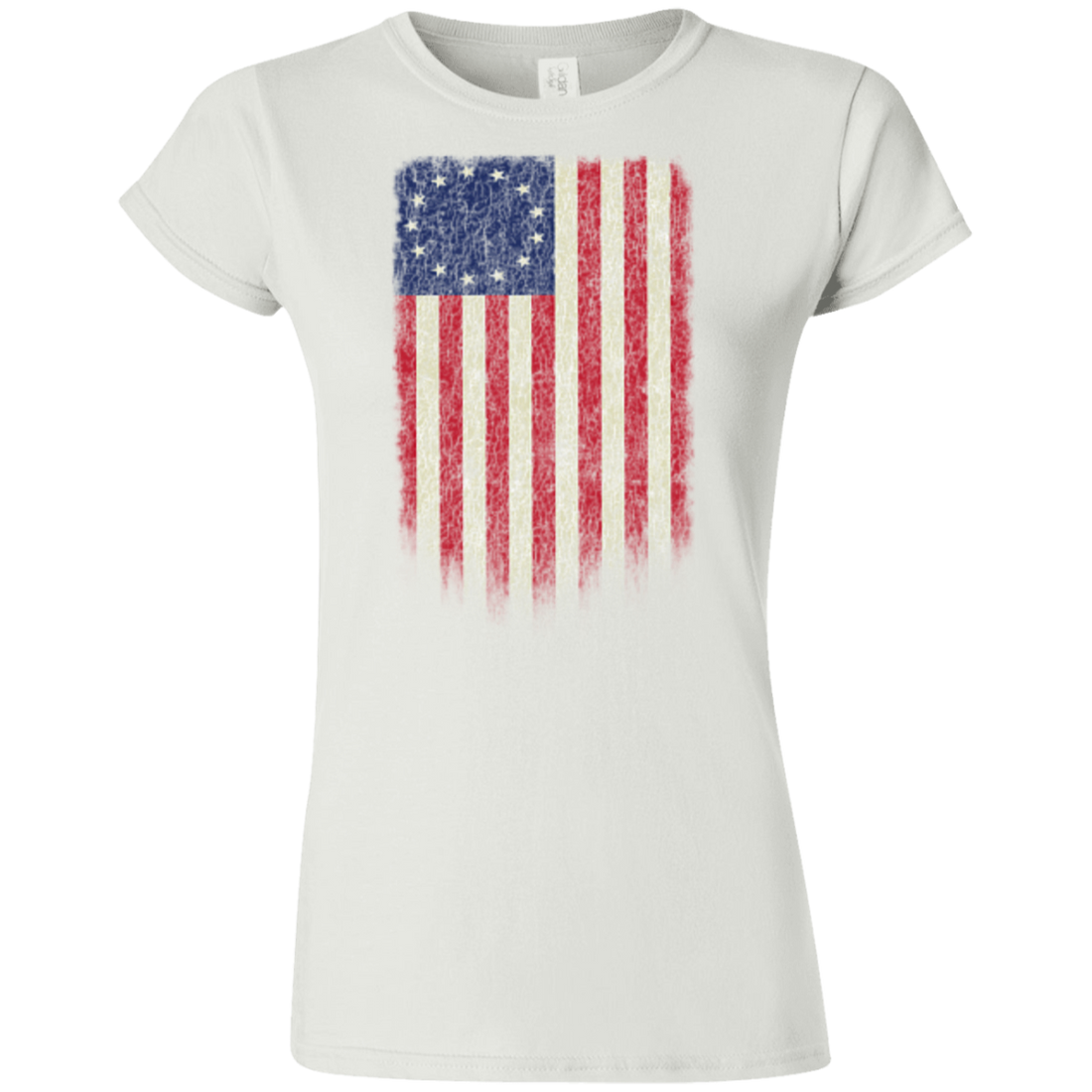 Betsy Ross Flag 13 Colonies Ladies' T-Shirt - Trumpshop.net