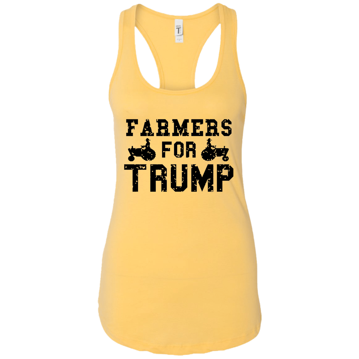 Farmers for Trump Ladies Ideal Racerback Tank - Trumpshop.net