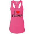I Love Trump Ladies Ideal Racerback Tank - Trumpshop.net