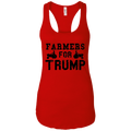 Farmers for Trump Ladies Ideal Racerback Tank - Trumpshop.net