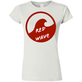Red Wave Trump Ladies' T-Shirt - Trumpshop.net