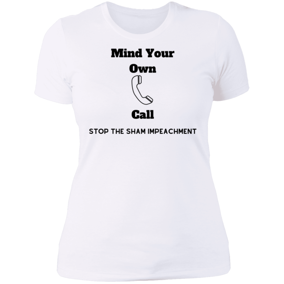 Stop Impeachment Ladies' Boyfriend T-Shirt - Trumpshop.net