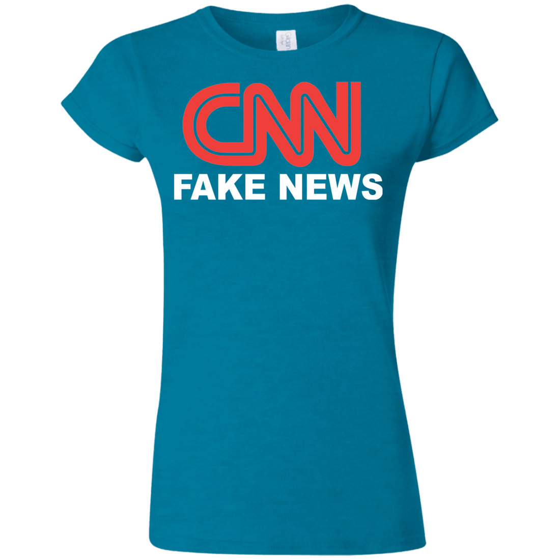 CNN Fake News Softstyle Ladies' T-Shirt - Trumpshop.net