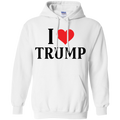 I Love Trump Pullover Hoodie 8 oz. - Trumpshop.net