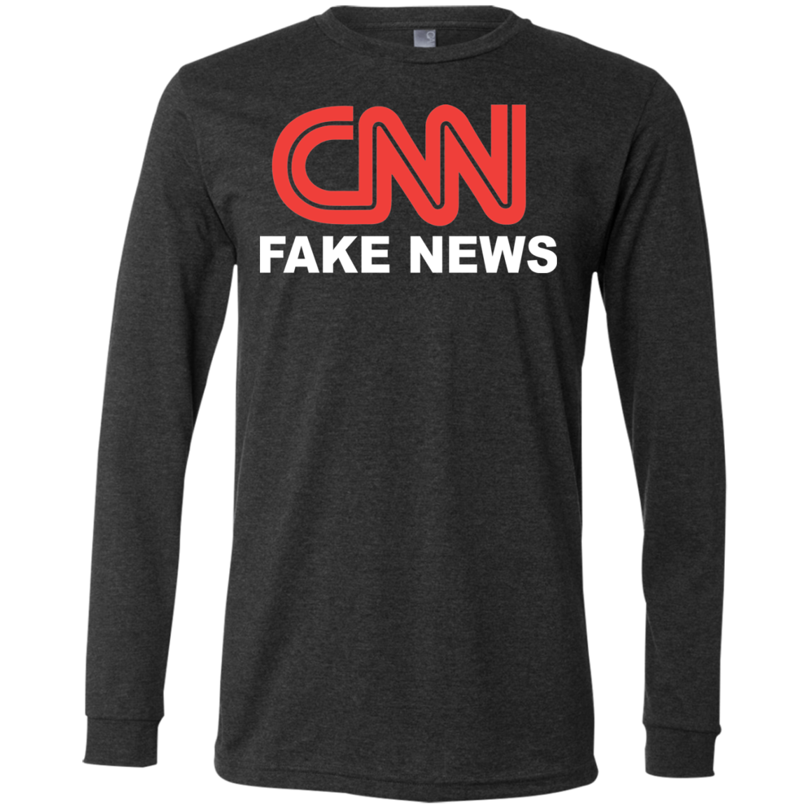 CNN Fake News Men's Jersey LS T-Shirt - Trumpshop.net