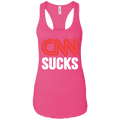 CNN Sucks Ladies Ideal Racerback Tank - Trumpshop.net
