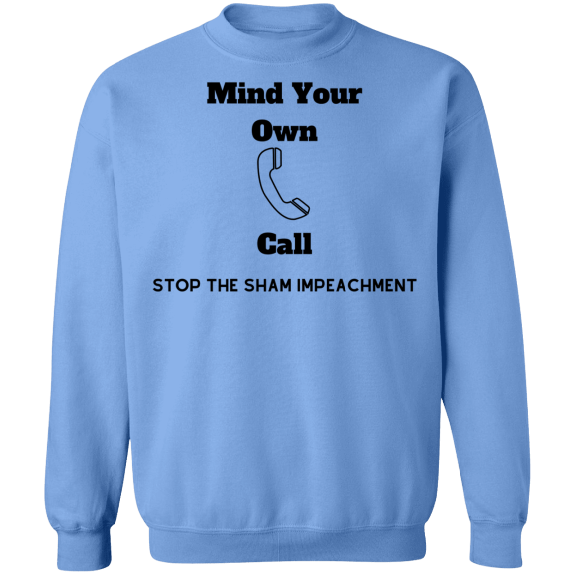 Stop Impeachment Crewneck Pullover Sweatshirt  8 oz. - Trumpshop.net