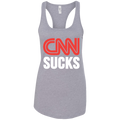 CNN Sucks Ladies Ideal Racerback Tank - Trumpshop.net