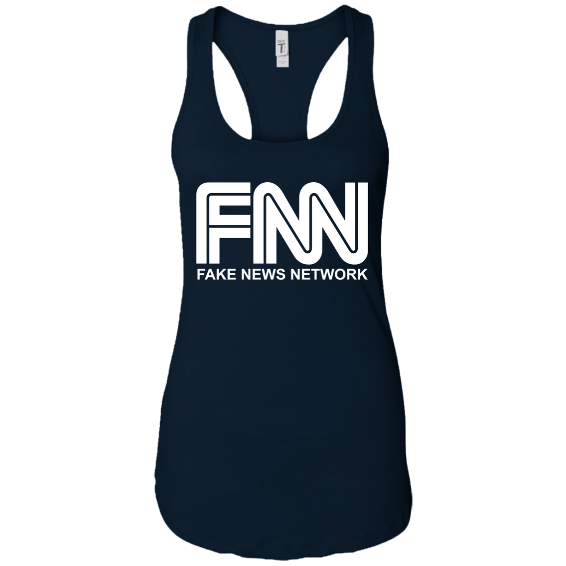 Fake News Network Ladies Ideal Racerback Tank - Trumpshop.net