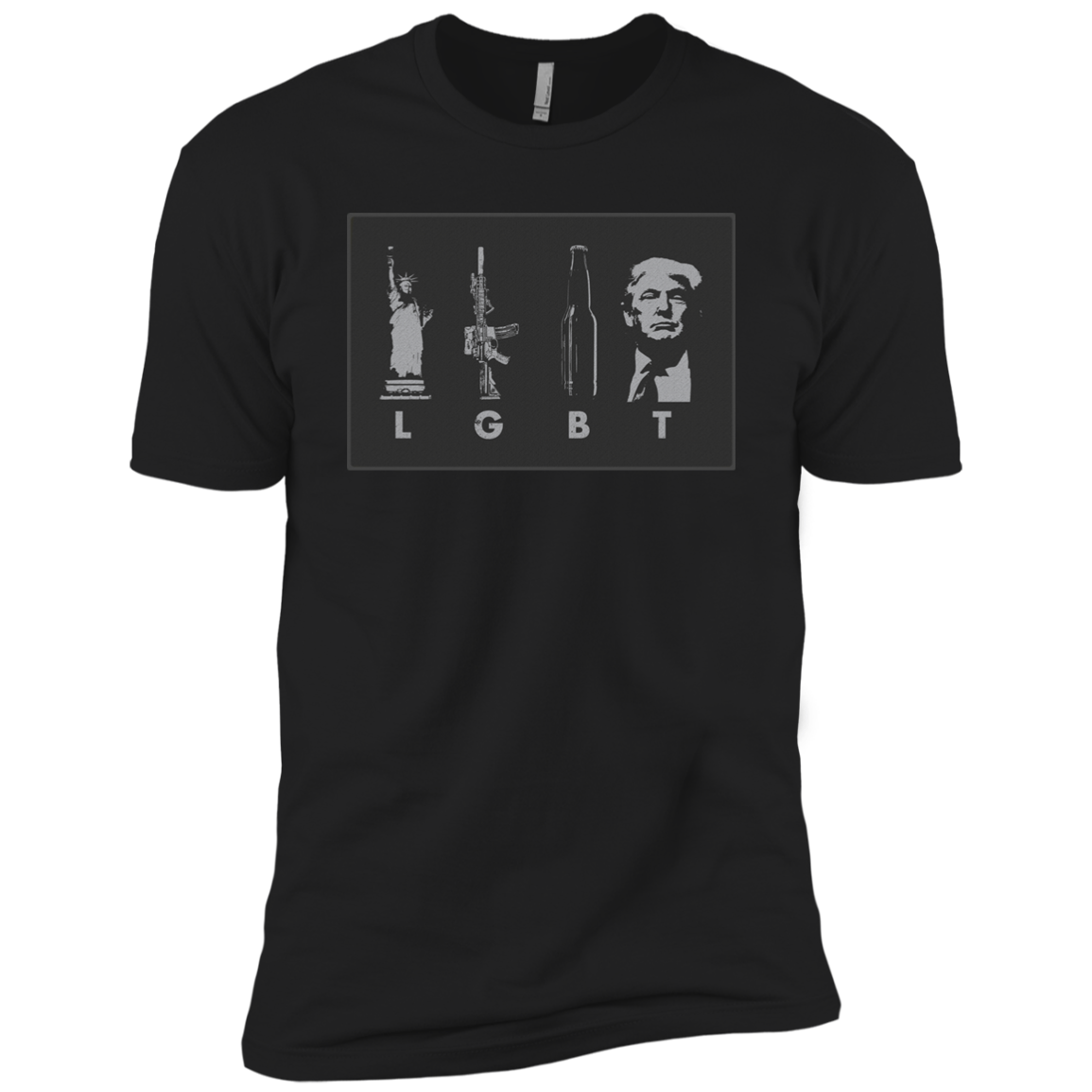 LGBT Donald Trump Premium Short Sleeve T-Shirt - Trumpshop.net