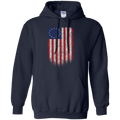 Betsy Ross Flag 13 Colonies Pullover Hoodie 8 oz. - Trumpshop.net