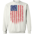Betsy Ross Flag 13 Colonies Crewneck Pullover Sweatshirt  8 oz. - Trumpshop.net