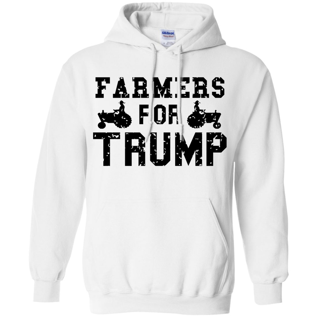 Farmers for Trump Pullover Hoodie 8 oz. - Trumpshop.net
