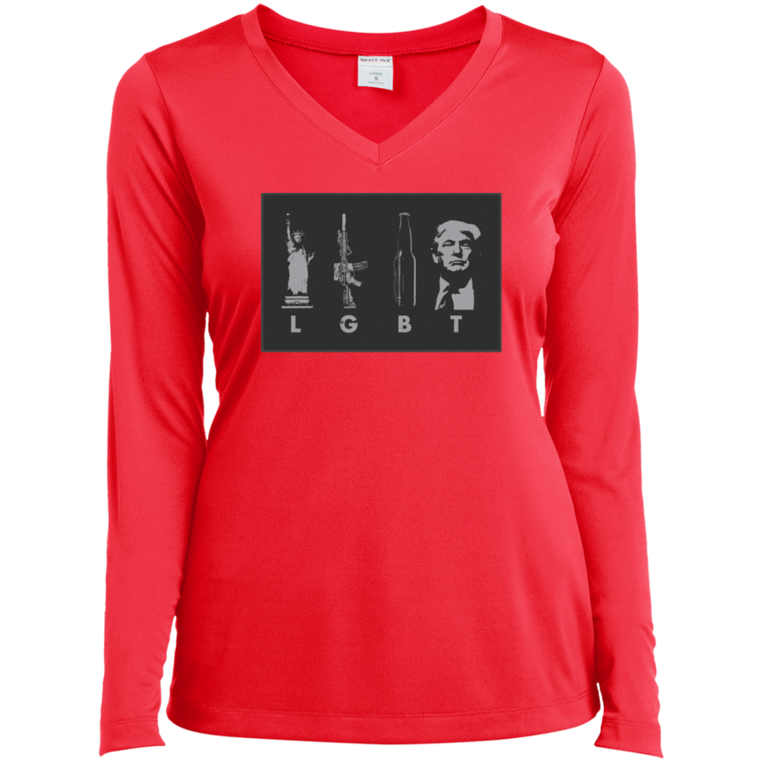 LGBT Donald Trump Ladies' French Terry Scoop - Trumpshop.net