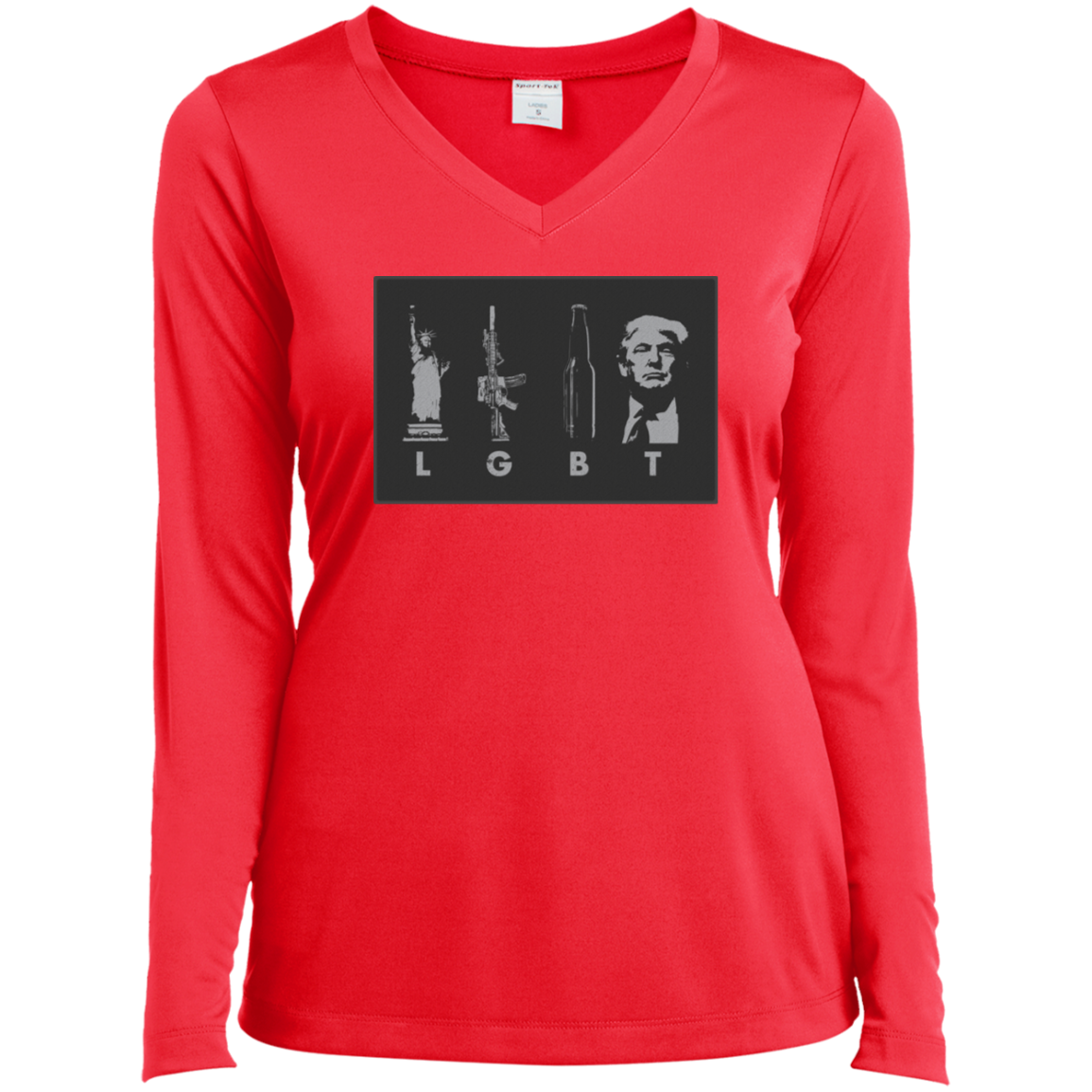 LGBT Donald Trump Ladies' French Terry Scoop - Trumpshop.net