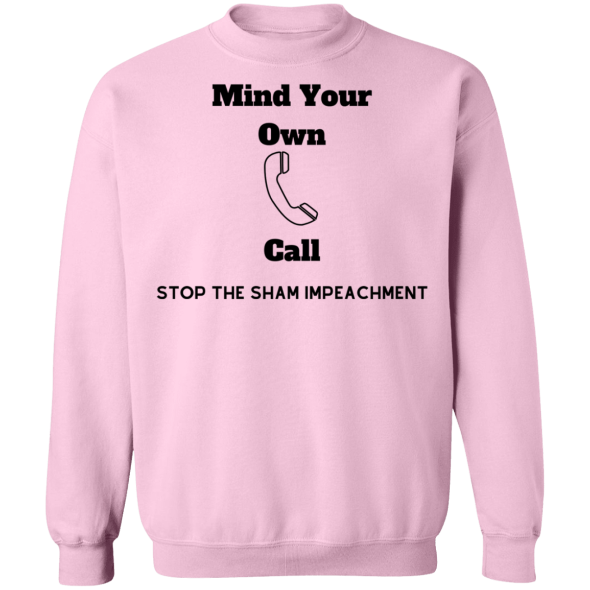 Stop Impeachment Crewneck Pullover Sweatshirt  8 oz. - Trumpshop.net