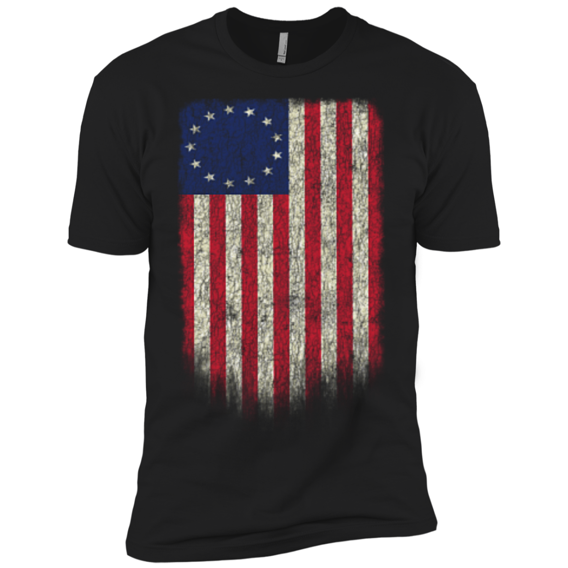Betsy Ross Flag 13 Colonies Premium Short Sleeve T-Shirt - Trumpshop.net