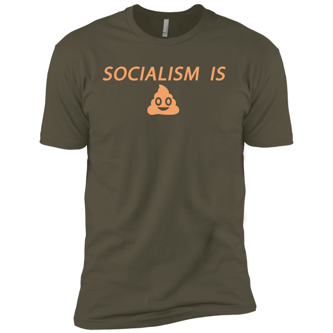 Socialism is Poop Premium Short Sleeve T-Shirt - Trumpshop.net