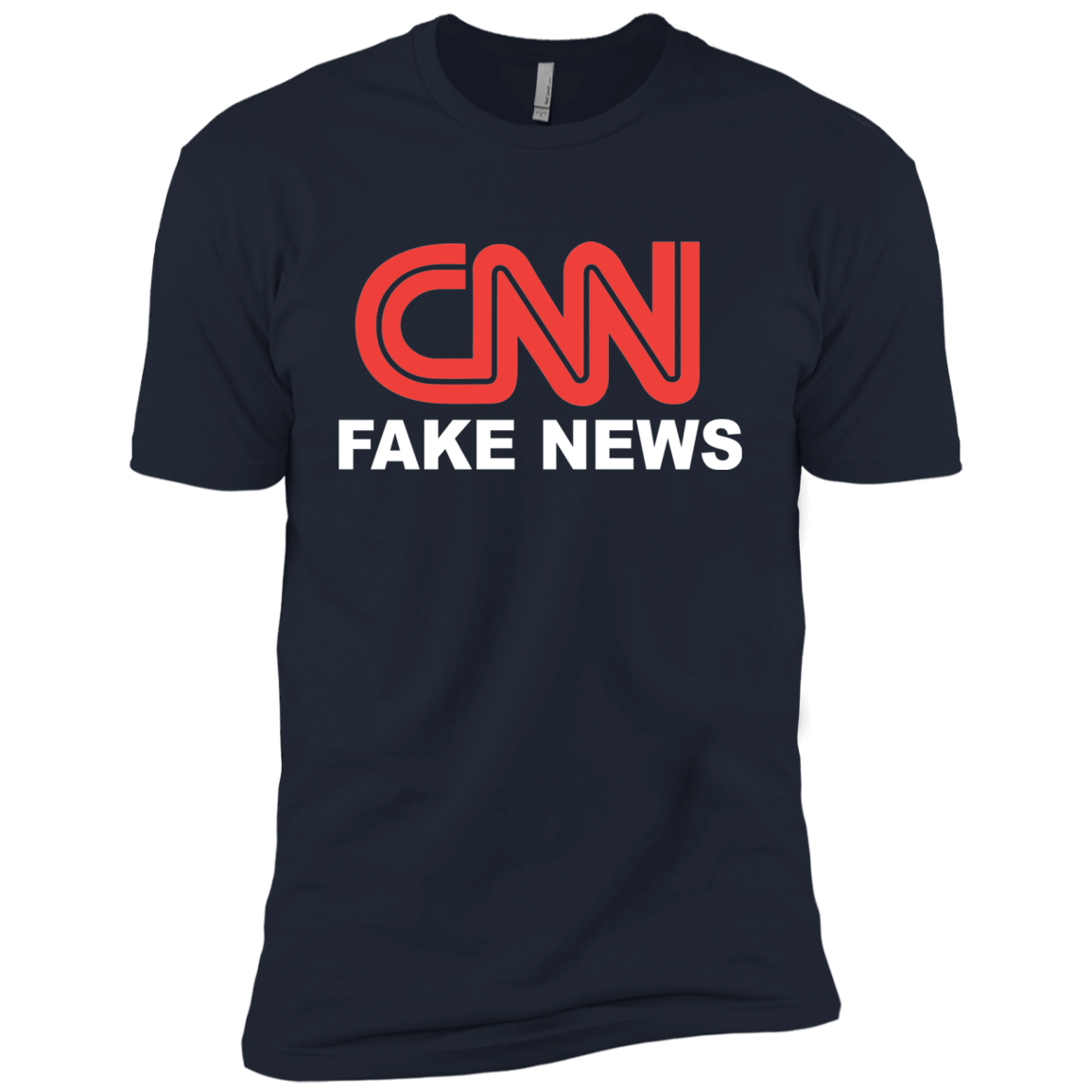 CNN Fake News Premium Short Sleeve T-Shirt - Trumpshop.net