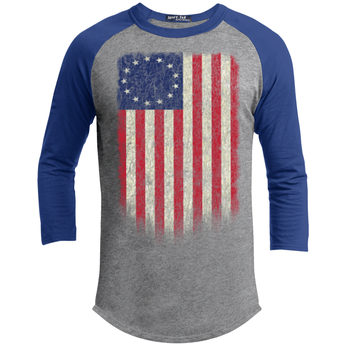 Betsy Ross Flag 13 Colonies Sporty T-Shirt - Trumpshop.net