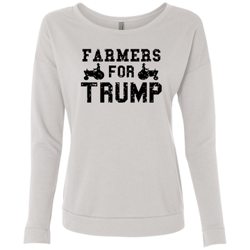 Farmers for Trump Ladies' French Terry Scoop - Trumpshop.net