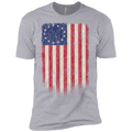 Betsy Ross Flag 13 Colonies Premium Short Sleeve T-Shirt - Trumpshop.net