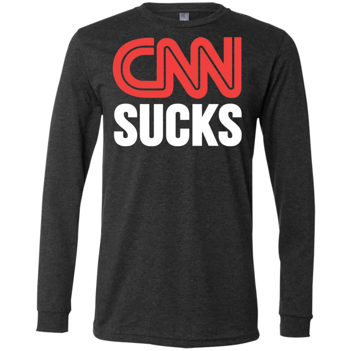 CNN Sucks Men's Jersey LS T-Shirt - Trumpshop.net