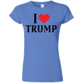 I Love Trump Softstyle Ladies' T-Shirt - Trumpshop.net
