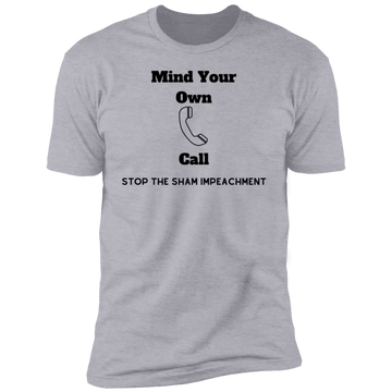 Stop Impeachment Premium Short Sleeve T-Shirt - Trumpshop.net