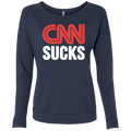 CNN Sucks Ladies' French Terry Scoop - Trumpshop.net