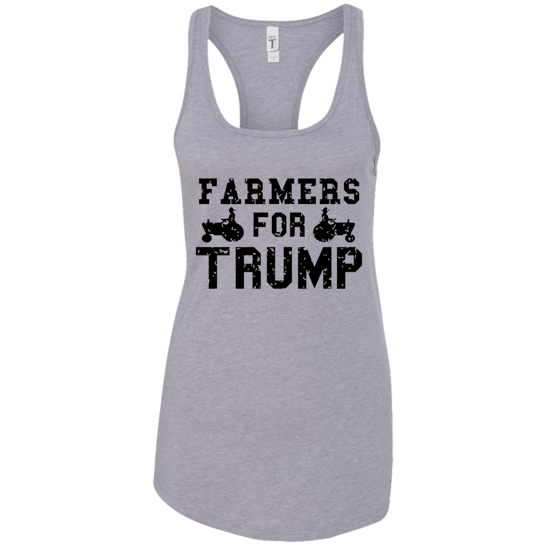 Farmers for Trump Ladies Ideal Racerback Tank - Trumpshop.net