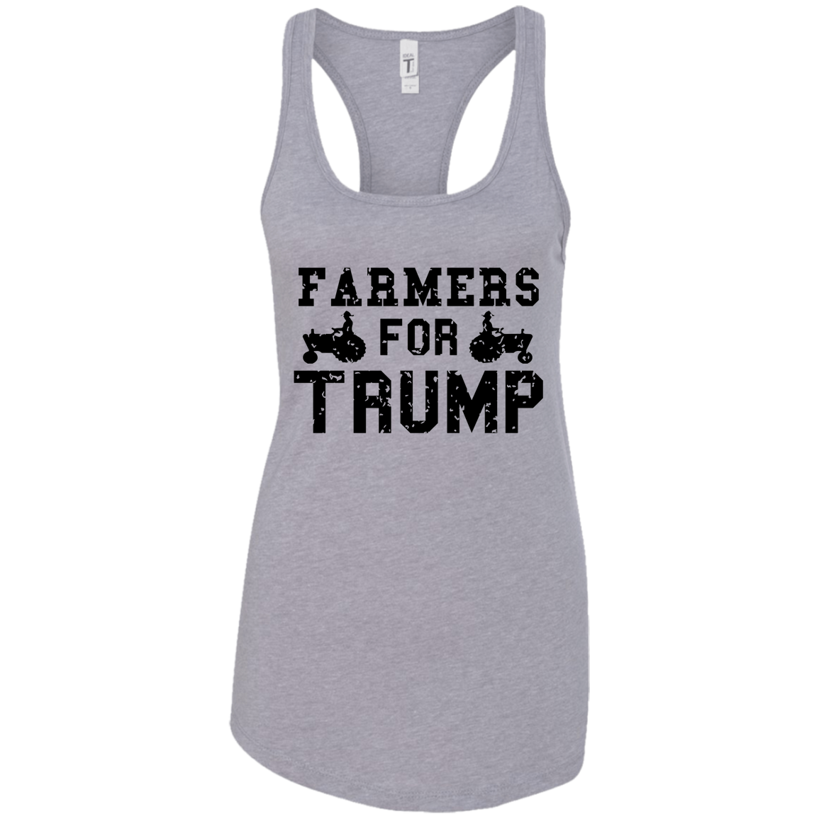 Farmers for Trump Ladies Ideal Racerback Tank - Trumpshop.net