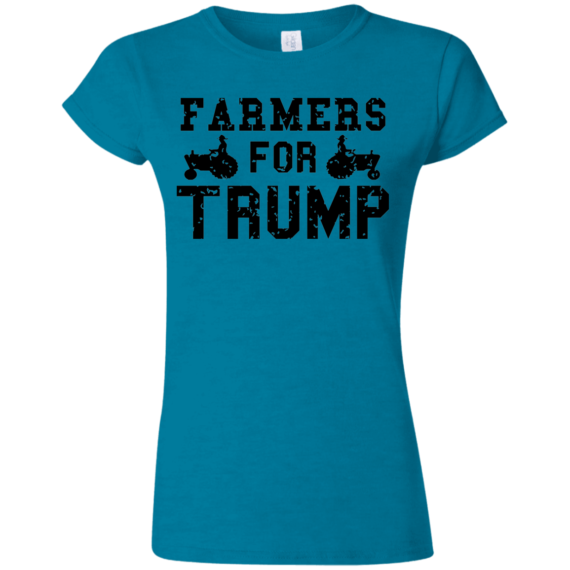 Farmers for Trump Softstyle Ladies' T-Shirt - Trumpshop.net