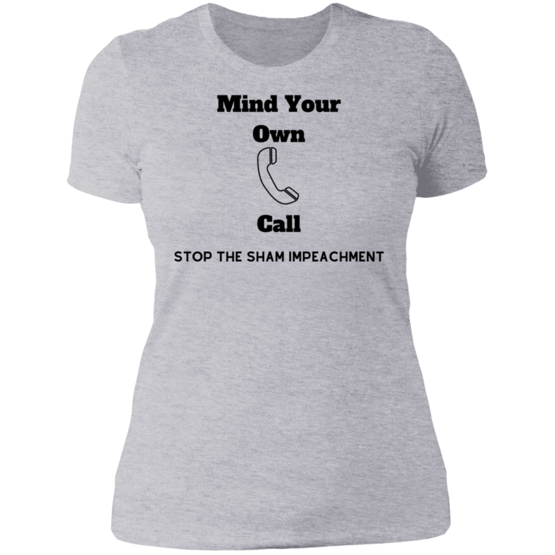Stop Impeachment Ladies' Boyfriend T-Shirt - Trumpshop.net