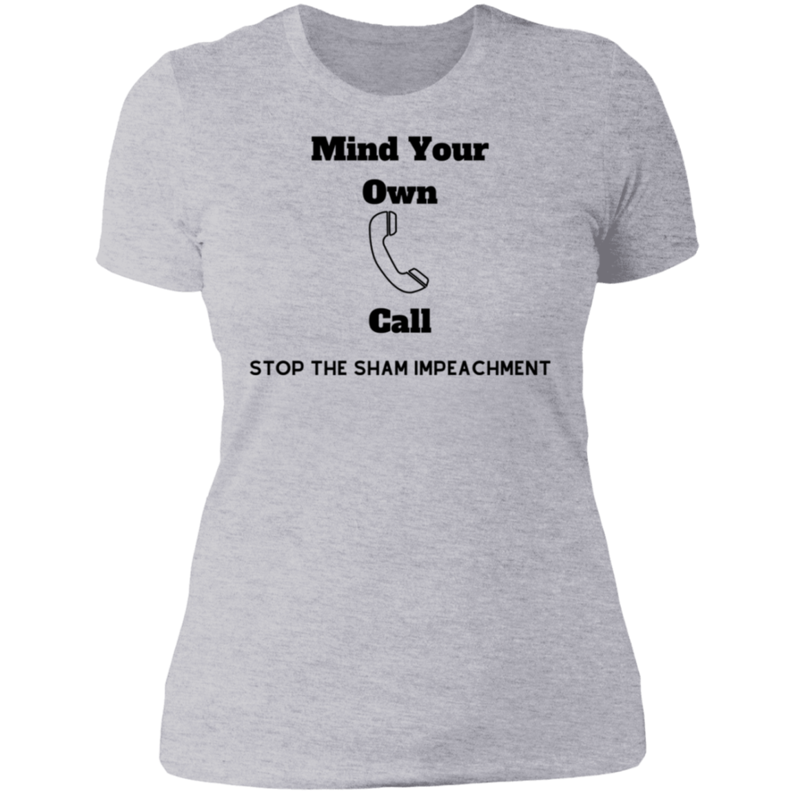 Stop Impeachment Ladies' Boyfriend T-Shirt - Trumpshop.net