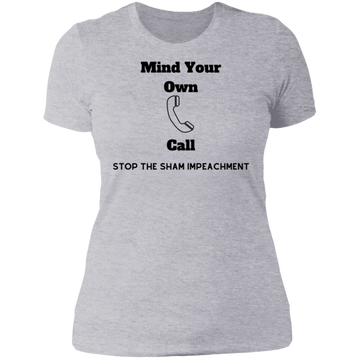 Stop Impeachment Ladies' Boyfriend T-Shirt - Trumpshop.net