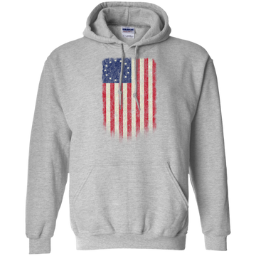 Betsy Ross Flag 13 Colonies Pullover Hoodie 8 oz. - Trumpshop.net