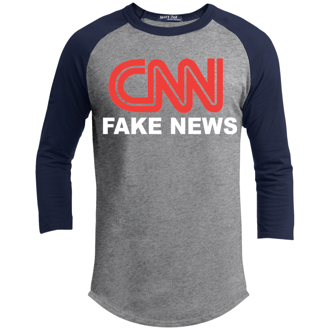 CNN Fake News Sporty T-Shirt - Trumpshop.net
