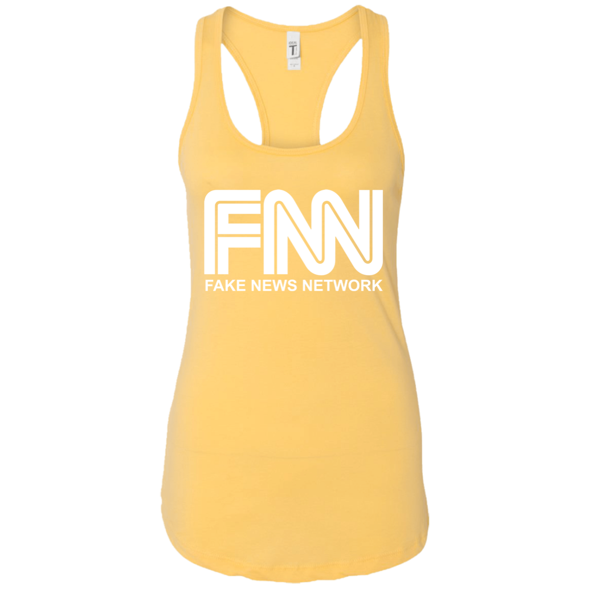 Fake News Network Ladies Ideal Racerback Tank - Trumpshop.net