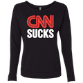 CNN Sucks Ladies' French Terry Scoop - Trumpshop.net