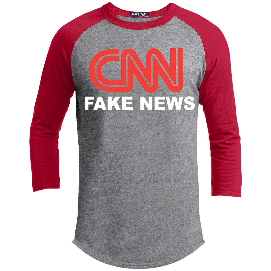 CNN Fake News Sporty T-Shirt - Trumpshop.net
