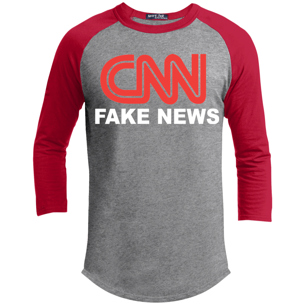 CNN Fake News Sporty T-Shirt - Trumpshop.net
