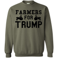 Farmers for Trump Crewneck Pullover Sweatshirt  8 oz. - Trumpshop.net