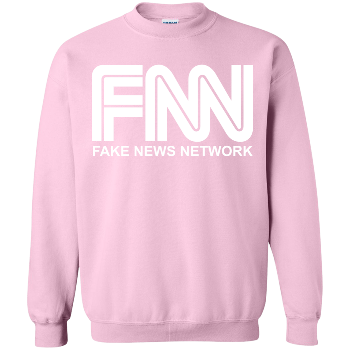Fake News Network Crewneck Pullover Sweatshirt  8 oz. - Trumpshop.net