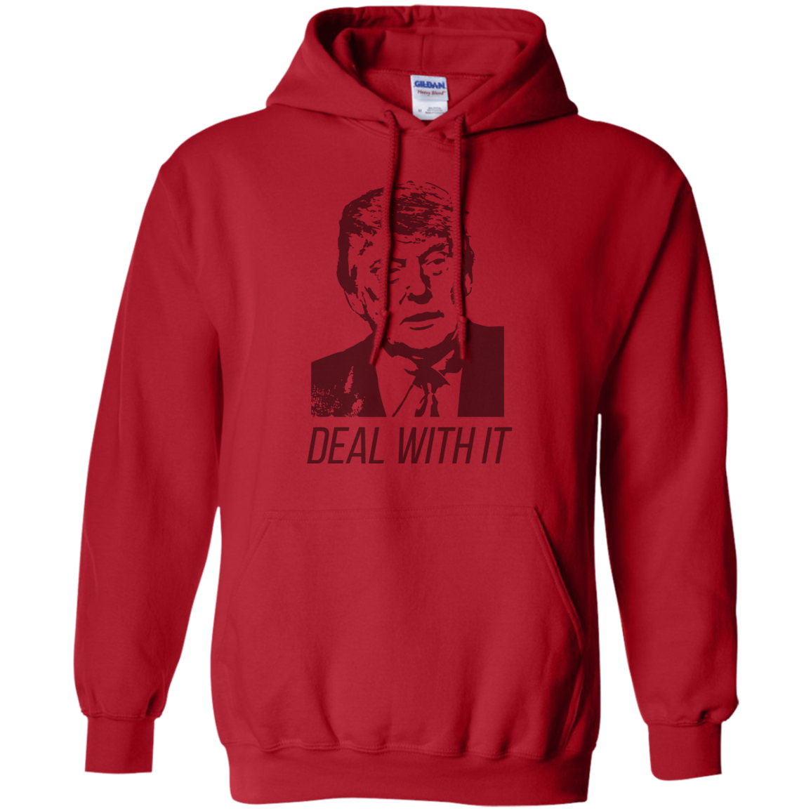 Trump Deal With It Pullover Hoodie 8 oz. - Trumpshop.net