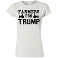Farmers for Trump Softstyle Ladies' T-Shirt - Trumpshop.net