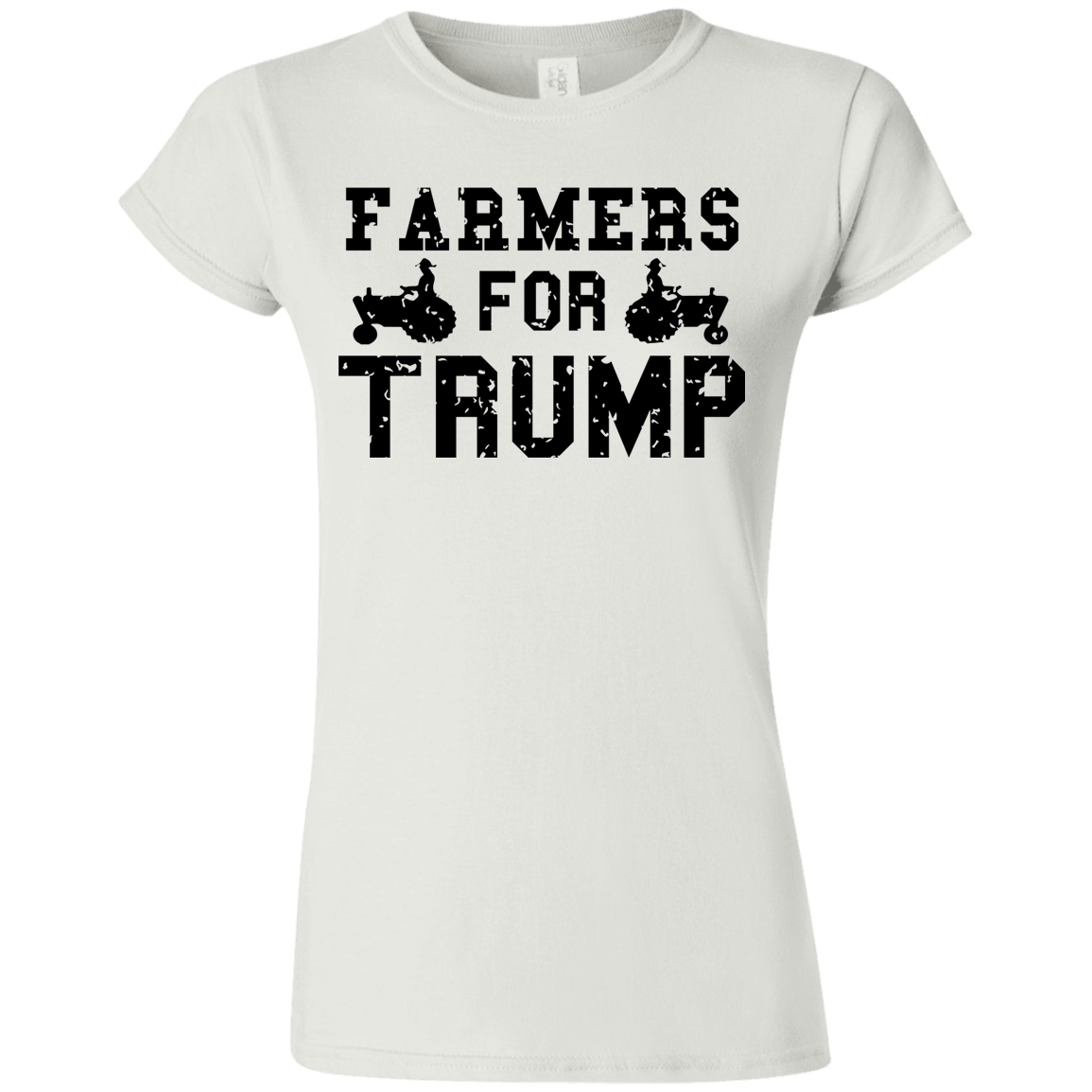 Farmers for Trump Softstyle Ladies' T-Shirt - Trumpshop.net