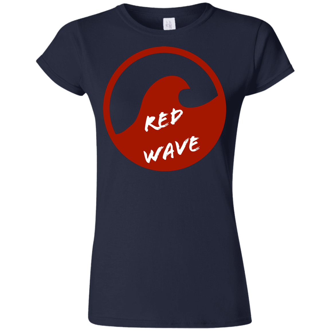 Red Wave Trump Ladies' T-Shirt - Trumpshop.net