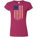 Betsy Ross Flag 13 Colonies Ladies' T-Shirt - Trumpshop.net
